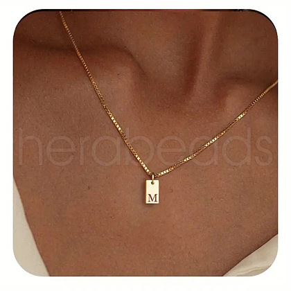 304 Stainless Steel Box Chain Necklaces FS-WG1FEB4-22-1