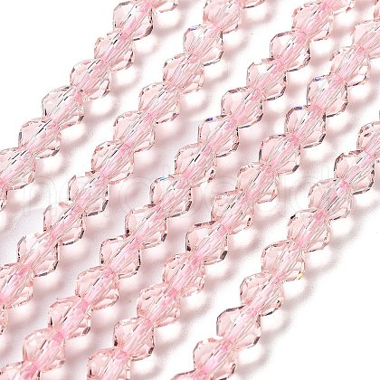 Transparent Glass Beads Strands GLAA-A014-03A-1