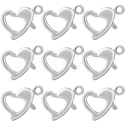 Beebeecraft 30Pcs Brass Lobster Claw Clasps KK-BBC0014-65S-1