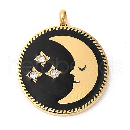 Ion Plating(IP) 304 Stainless Steel Pendants STAS-Q244-13G-1