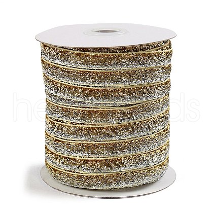 Sparkle Polyester Ribbon OCOR-WH0082-158B-01-1