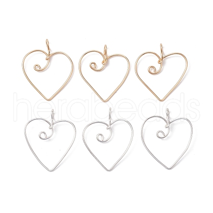 Brass Pendants PALLOY-JF02651-1