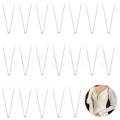   20Pcs V Shape Steel Bra Underwire FIND-PH0006-62-1