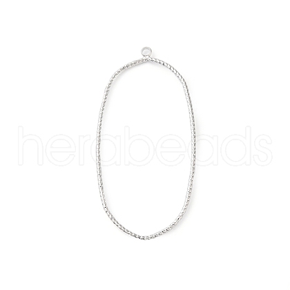Brass Open Back Bezel Big Pendants KK-O144-11P-1