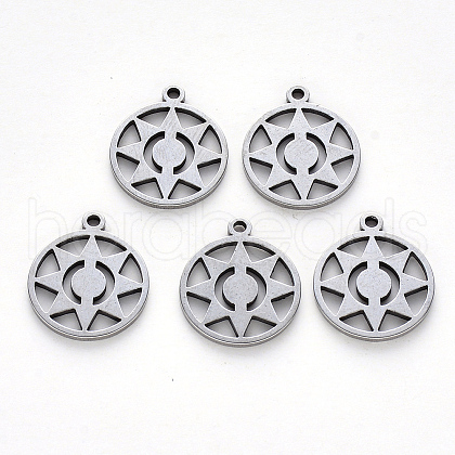 Non-Tarnish 304 Stainless Steel Pendants STAS-N092-08-1