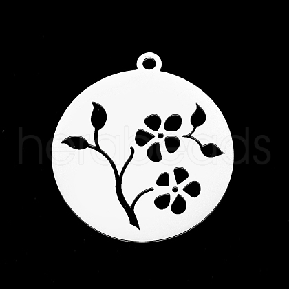 Non-Tarnish 201 Stainless Steel Pendants STAS-T056-LA313-1-1