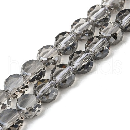 Electroplate Glass Beads Strands EGLA-L045-G-PL04-1