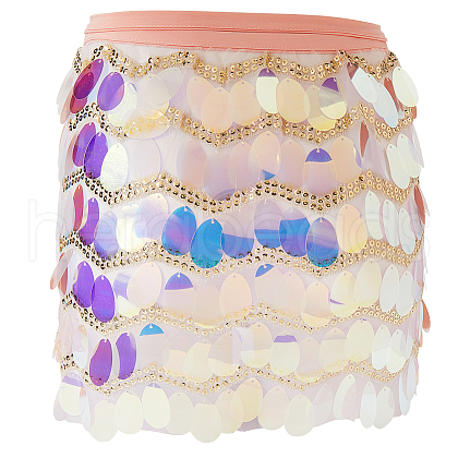 Alloy Teardrop Waist Belt AJEW-WH20008-13B-1