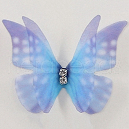 Gradient Color 2-Layer Fibre Tulle Ornament Accessories FIND-WH0101-02H-1