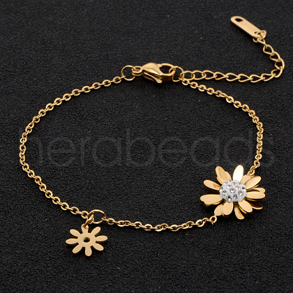 Stainless Steel Charm Anklets WGE3F25-37-1