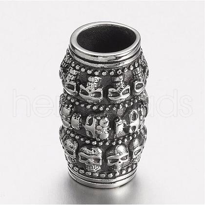 304 Stainless Steel Beads STAS-D166-46AS-1