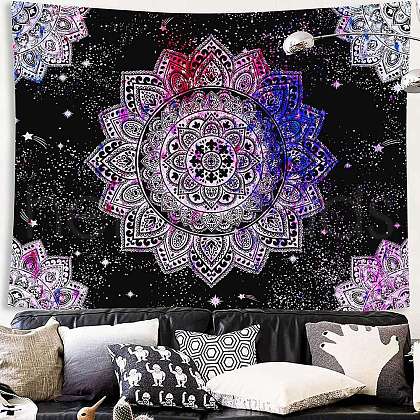Polyester Wall Hanging Tapestry TREE-PW0001-35B-06-1
