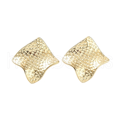 304 Stainless Steel Stud Earrings EJEW-P245-15G-1