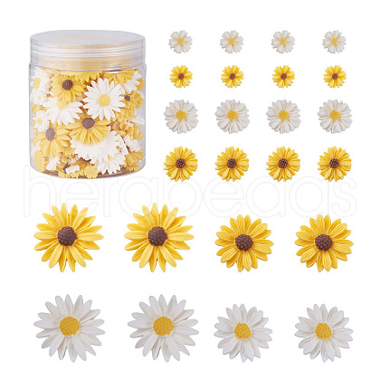 Craftdady 160Pcs 8 Style Resin Cabochons CRES-CD0001-03-1