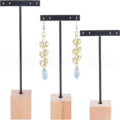 Iron Earring Stands Set EDIS-WH0006-23-1