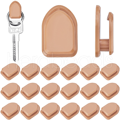 CRASPIRE 20Pcs Self-adhesive ABS Plastic Car Headrest Hook FIND-CP0002-50B-1