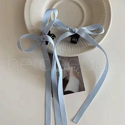 Bowknot streamers Plastic Claw Hair Clips PW-WG93FE9-04-1