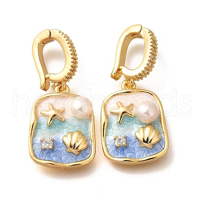 Brass Micro Pave Cubic Zirconia Pendents KK-R212-03G-06-1