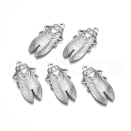 201 Stainless Steel Pendants STAS-S119-165P-1