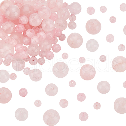 Olycraft Natural Rose Quartz Beads Strands G-OC0001-02M-1