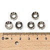 Brass Rhinestone Spacer Beads RB-A020-9mm-28P-4