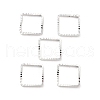 Brass Beads Frames KK-M288-01S-B-1