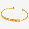 304 Stainless Steel Cuff Bangles RB9750-2-4