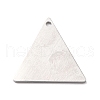 Tarnish Resistant 304 Stainless Steel Pendants STAS-F271-08D-P-2
