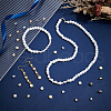 BENECREAT 48Pcs 6 Styles Brass Spacer Beads KK-BC0013-36-5