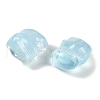 Spray Painted Glass Beads GLAA-Z007-04I-2
