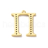 Rack Plating Brass Micro Pave Cubic Zirconia Pendant KK-H449-76G-23-3
