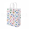 Star Print Paper Packing Tote Bags CARB-R001-01D-1