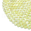 Natural Lemon Jade Beads Strands G-C116-A43-02-3