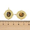 Natural Tiger Eye Pendants STAS-R233-04B-G-3