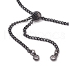 Adjustable 304 Stainless Steel Curb Chains Bracelet Making AJEW-JB01213-03-3