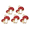 Alloy Enamel Pendants X-ENAM-T009-46E-RS-3