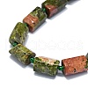 Natural Unakite Beads Strands G-O170-135-3