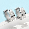304 Stainless Steel Hoop Earrrings for Women EJEW-U066-03P-2