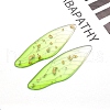 Transparent Resin Big Pendants RESI-TAC0005-022A-14-1