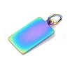 Ion Plating(IP) 304 Stainless Steel Pendants STAS-I311-31C-RC-2