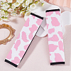 Cow Pattern Nylon Car Safety Belt Cover AJEW-WH20006-70C-3