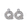 Alloy Pendants ALRI-N039-001Q-RS-2