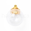 Glass Bottle Pendants GLAA-K056-10D-G-1