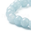 Dyed Natural Jade Beaded Stretch Bracelets BJEW-D446-C-13-3