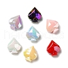 UV Plating Opaque Acrylic Beads X-MACR-D025-10-1