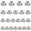 Unicraftale 304 Stainless Steel Pendant Rhinestone Settings STAS-UN0010-26-1