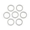 Rack Plating Brass Linking Rings KK-P286-01A-P-1