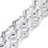 Non-Tarnish 3.28 Feet 304 Stainless Steel Link Chains X-STAS-P219-35-1