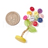 Resin Button Tree of Life Decorations PALLOY-JF03414-01-3