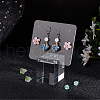 Acrylic Earring Display Stands Cube EDIS-WH0032-16B-5